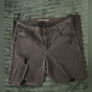 Old Navy Rock Star Mid-rise Distressed Skinny Jeans, size 16